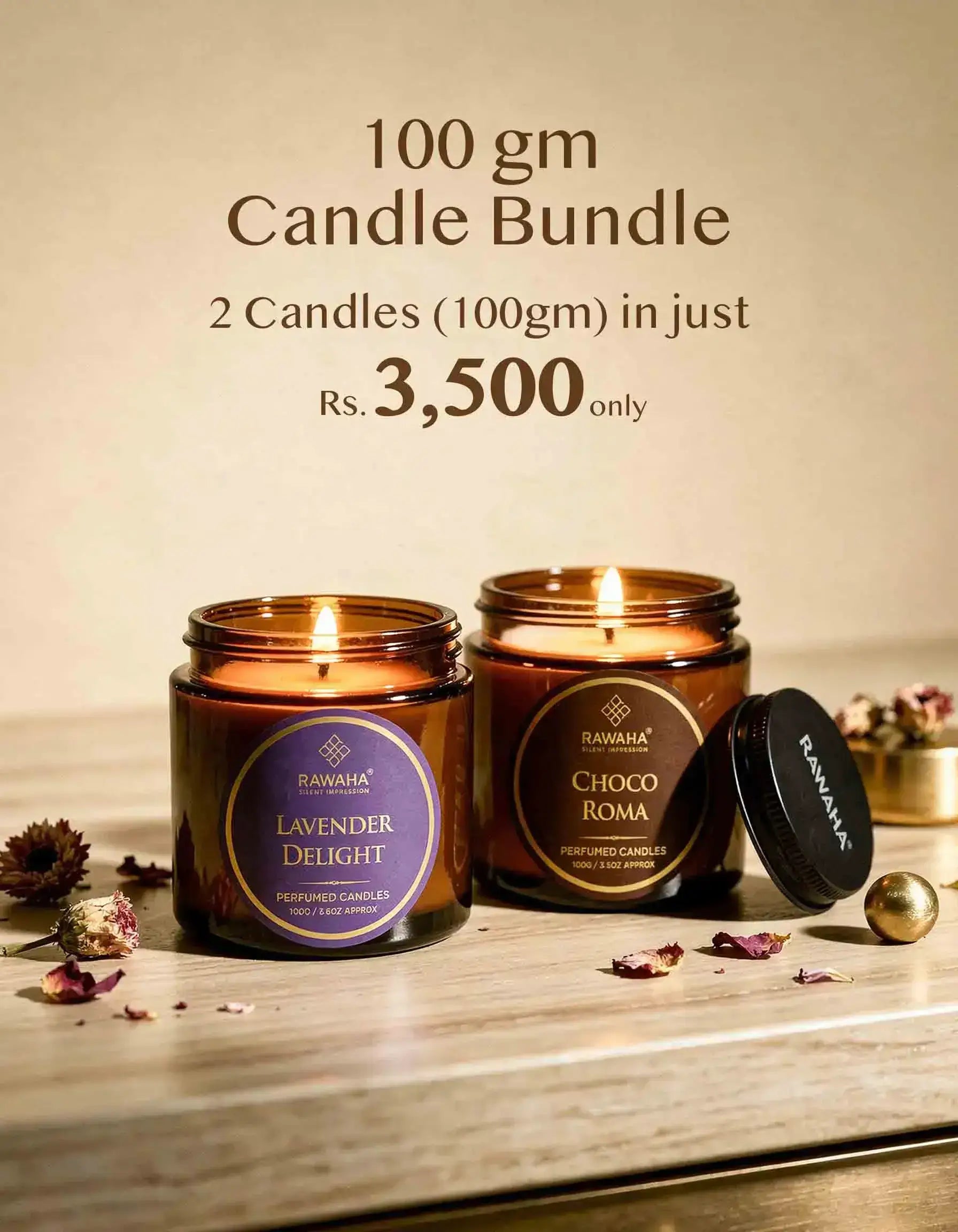 Two 100gm Candle Bundle
