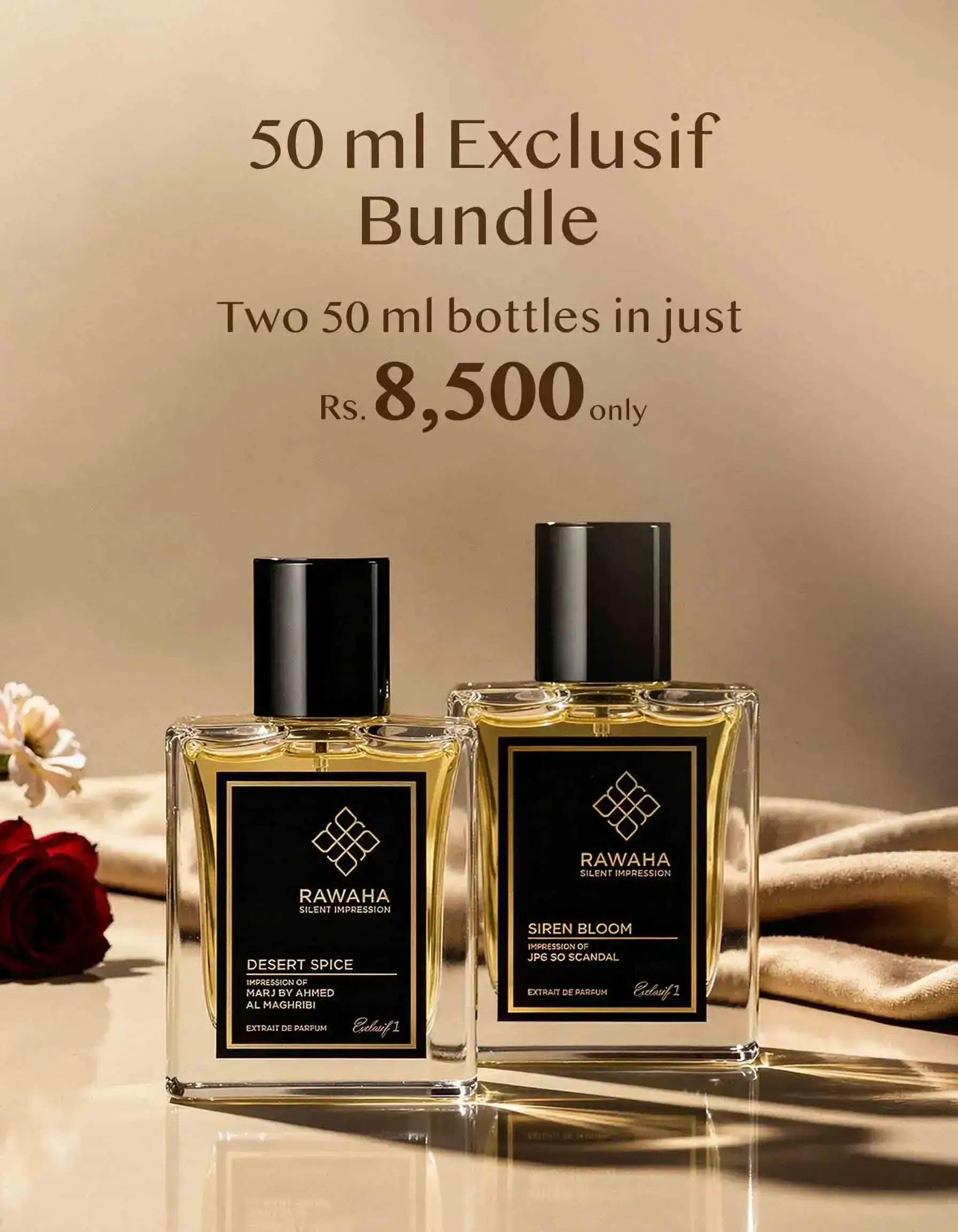 2 Exclusif Perfumes Bundle 50ml