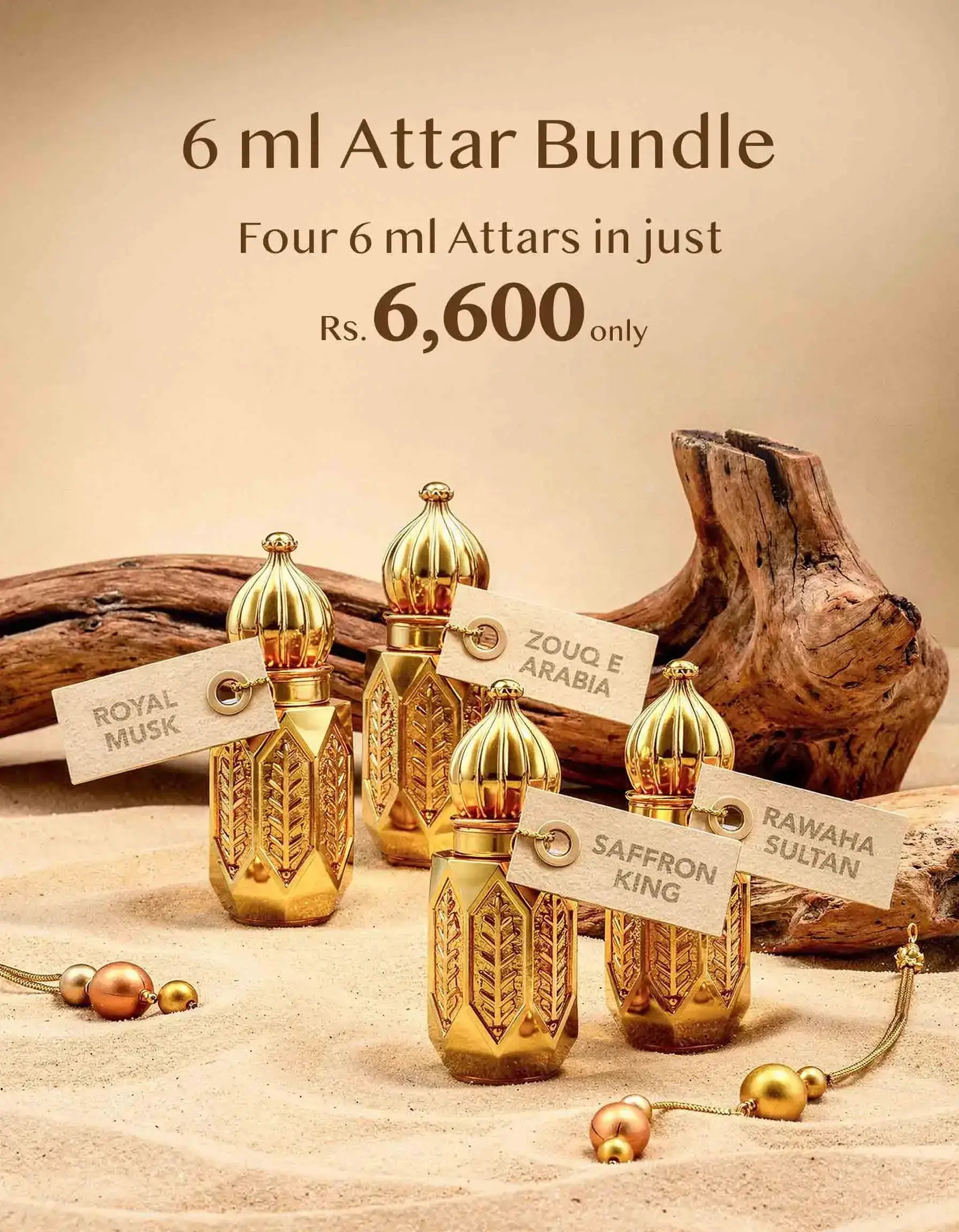 Four 6ml Attar Bundle