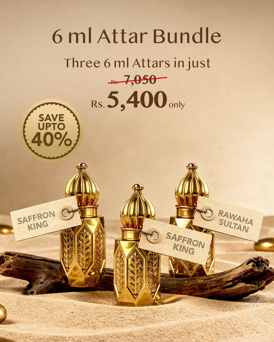 Three 6ml Attar Bundle