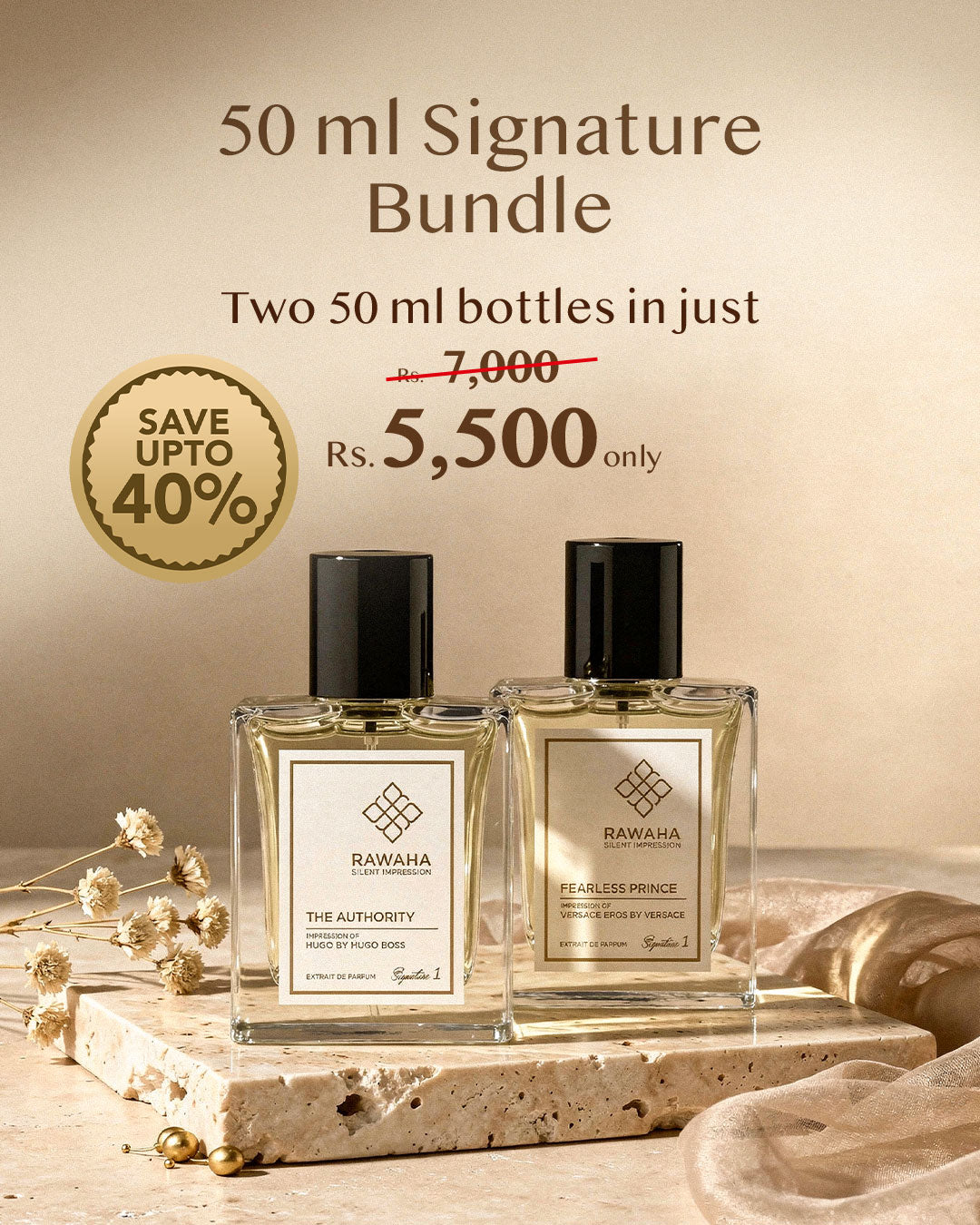2 Signature Perfumes Bundle 50ml