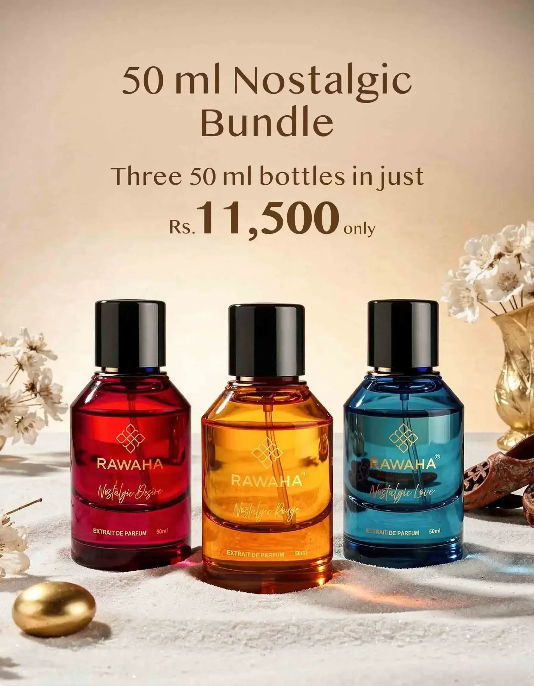 Three 50ml Nostalgic Bundle