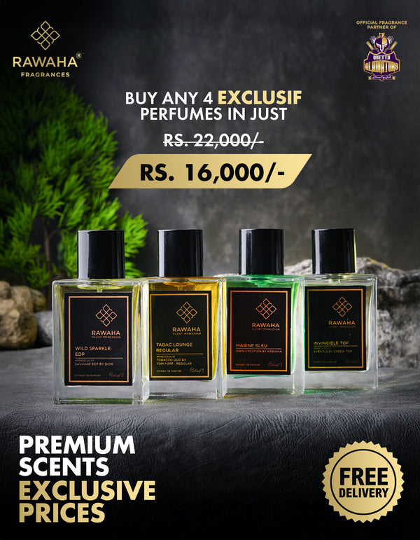 4 Exclusif Perfumes Bundle 50ml
